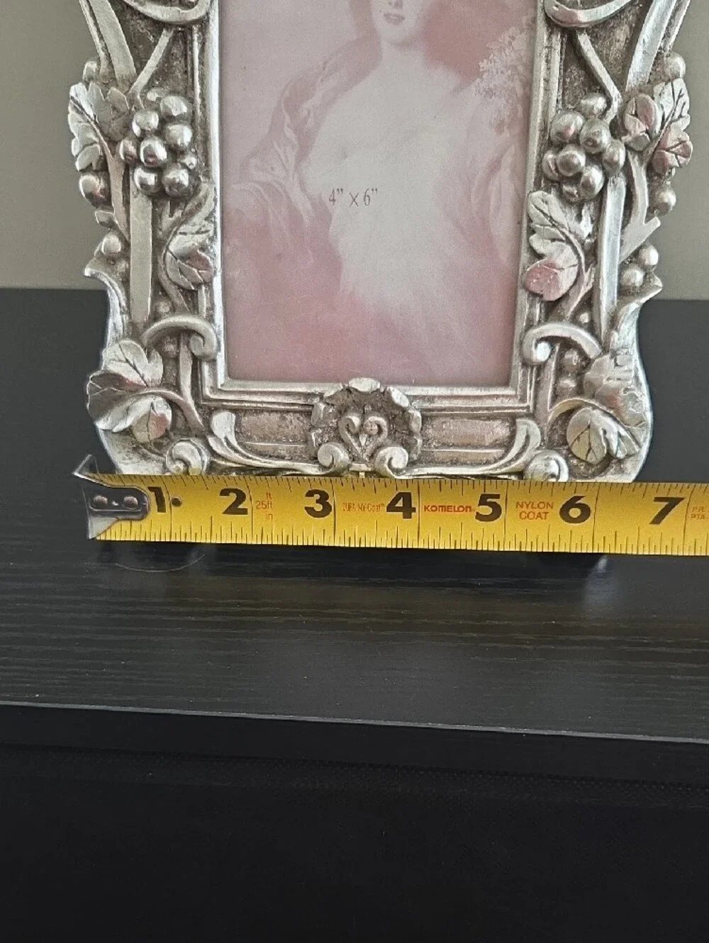 Ornate Silver Vintage Style Photo Frame